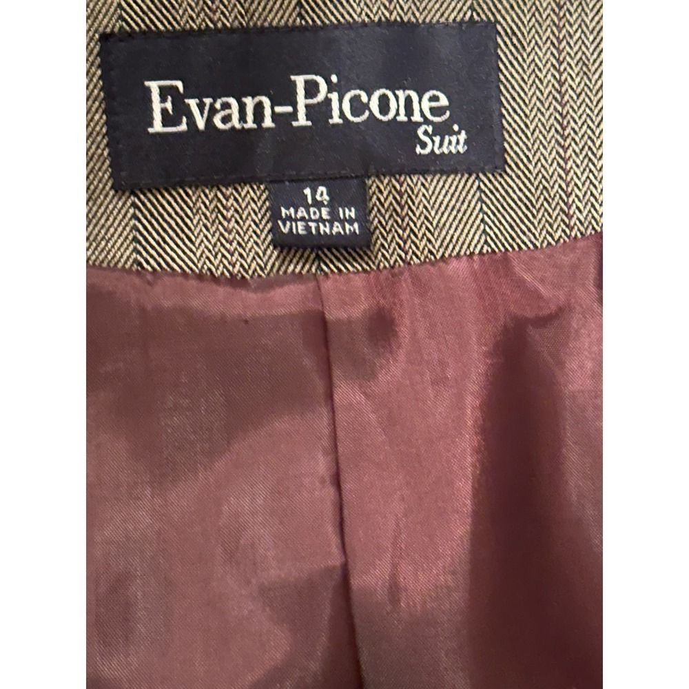 Evan-Picone Pin Stripe Blazer & Pants Business Suit Sz14 - Picture 8 of 16